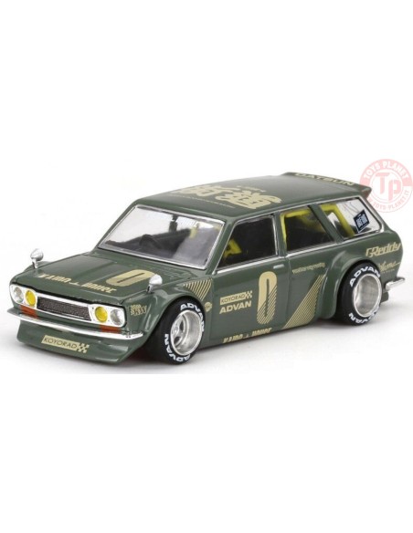 DATSUN KAIDO 510 WAGON-GREEN 1/64 KHMG010 Mini Gt DATSUN KAIDO 510 WAGON-GREEN 1/64 KHMG010 Mini Gt