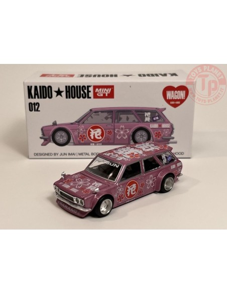 DATSUN KAIDO 510 WAGON HANAMI V1-PINK 1/64 KHMG012 MINI GT