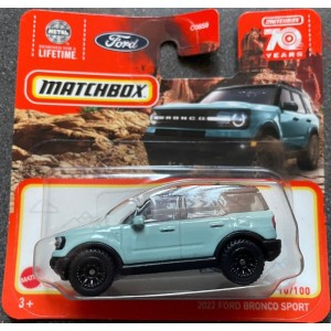 2022 FORD BRONCO SPORT 1/64 HLC63 MATCHBOX