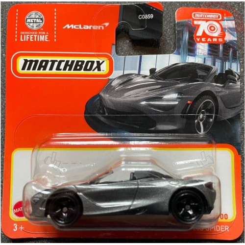 MCLAREN 720S SPIDER 1/64 MATCHBOX HLD39 MATCHBOX