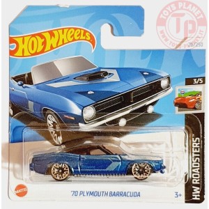 '70 PLYMOUTH BARRACUDA 1/64 HOT WHEELS HTC13 HOT WHEELS