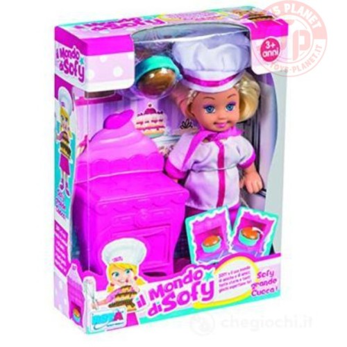 IL MONDO DI SOFY-SOFY GRANDE CUOCA-3+ 10223 ROSA GIOCATTOLI
