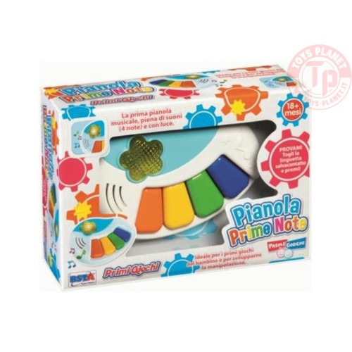 PIANOLA PRIME NOTE-LA PRIMA PIANOLA MUSICALE,PIENA DI SUONI (4NOTE) E CON LUCE-18 MESI + 10666 GIOCATTOLI