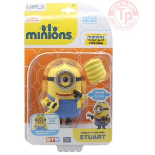 MINIONS-BANANA MUNCHING STUART-4+ 25077 STUART BANANA GIOCATTOLI