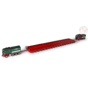 Mercedes-Benz und MAN with Goldhofer modules Schwerlastset Kahl CONRAD SET10005 CONRAD