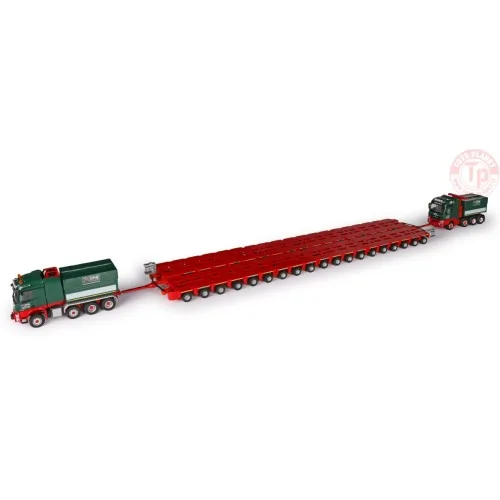 Mercedes-Benz und MAN with Goldhofer modules Schwerlastset Kahl CONRAD SET10005 CONRAD