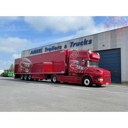 Scania Torpedo Topline 4x2 met koeltrailer TVX TEKNO 85173 TEKNO