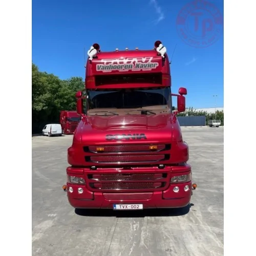 Scania Torpedo Topline 4x2 met koeltrailer TVX TEKNO 85173 TEKNO