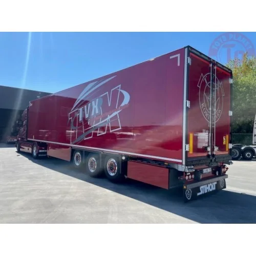 Scania Torpedo Topline 4x2 met koeltrailer TVX TEKNO 85173 TEKNO