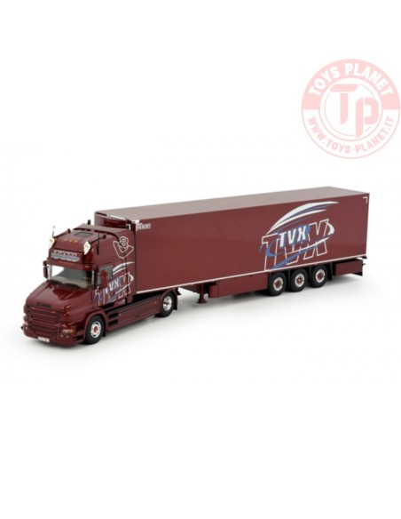 Scania Torpedo Topline 4x2 met koeltrailer TVX TEKNO 85173 TEKNO