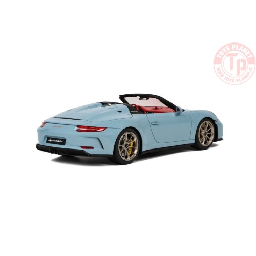 PORSCHE 911 (991.2) SPEEDSTER BLUE 2019 1:18 GT408 GT SPIRIT