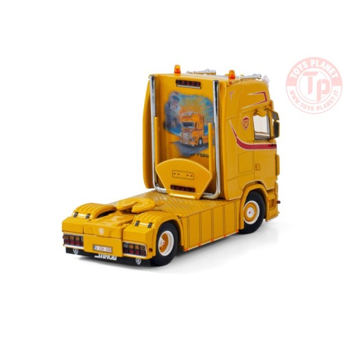 SCANIA S HIGHLINE CS20H 4X2 TRANSPORT VANDERVEKEN WSI 01-4078 MODELLISMO INDUSTRIALE 1:50