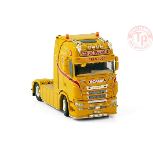 SCANIA S HIGHLINE CS20H 4X2 TRANSPORT VANDERVEKEN WSI 01-4078 MODELLISMO INDUSTRIALE 1:50