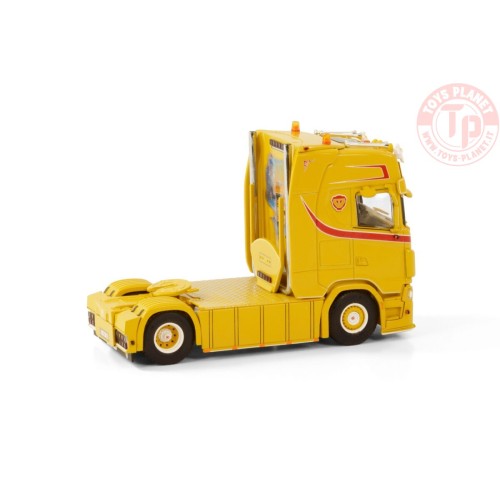 SCANIA S HIGHLINE CS20H 4X2 TRANSPORT VANDERVEKEN WSI 01-4078 MODELLISMO INDUSTRIALE 1:50