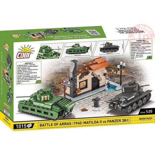 Battle of Arras 1940 Matilda II vs Panzer 38(t) COBI 2284 COBI