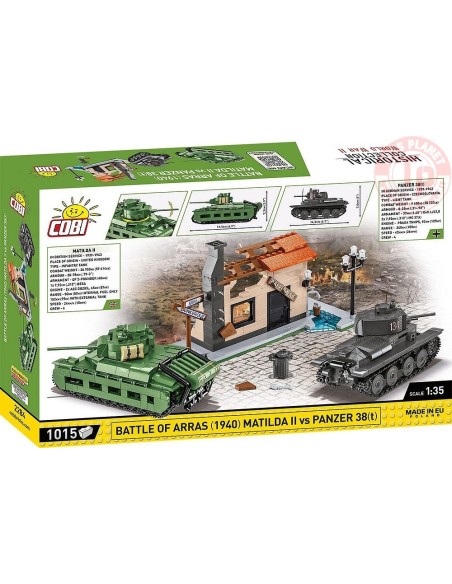 Battle of Arras 1940 Matilda II vs Panzer 38(t) COBI 2284 COBI