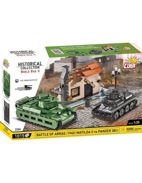 Battle of Arras 1940 Matilda II vs Panzer 38(t) COBI 2284 COBI