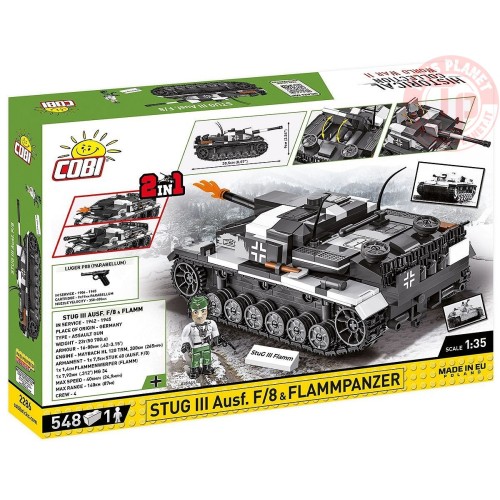 StuG III Ausf.F/8 & Flammpanzer COBI 2286 COBI