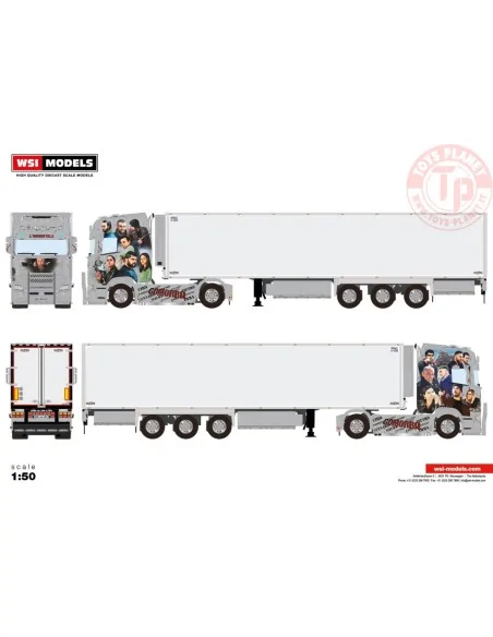 SCANIA S HIGHLINE CR20H 4X2 REEFER TRAILER - 3 AXLE NICOLAS VILLARD WSI 01-4111 WSI MODELS SCANIA S HIGHLINE CR20H 4X2 REEFER TRAILER - 3 AXLE NICOLAS VILLARD WSI 01-4111 WSI MODELS