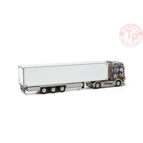 SCANIA S HIGHLINE CR20H 4X2 REEFER TRAILER - 3 AXLE NICOLAS VILLARD WSI 01-4111 WSI MODELS