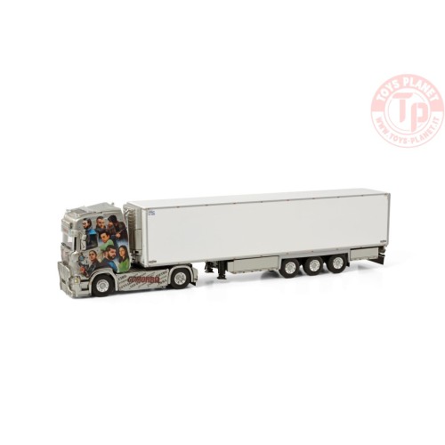 SCANIA S HIGHLINE CR20H 4X2 REEFER TRAILER - 3 AXLE NICOLAS VILLARD WSI 01-4111 WSI MODELS