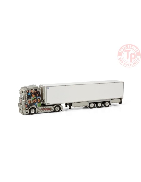 SCANIA S HIGHLINE CR20H 4X2 REEFER TRAILER - 3 AXLE NICOLAS VILLARD WSI 01-4111 WSI MODELS