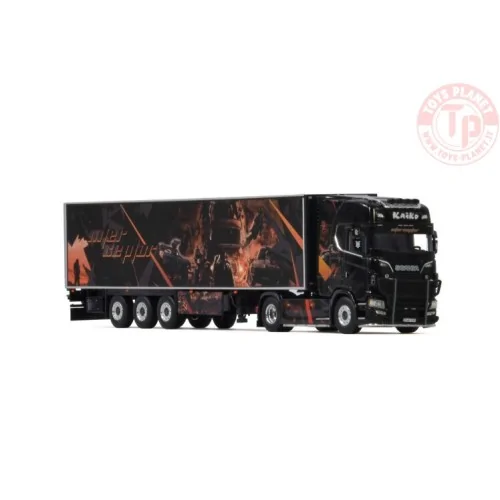 SCANIA S HIGHLINE | CS20H 4X2 REEFER TRAILER - 3 AXLE Kaiko Transporte WSI 01-3154 WSI MODELS