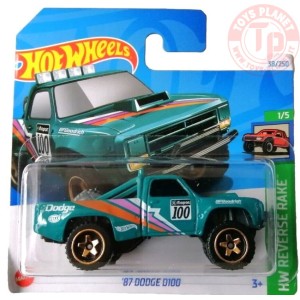 '87 DODGE D100 1/64 HOT WHEELS HTB89 HOT WHEELS