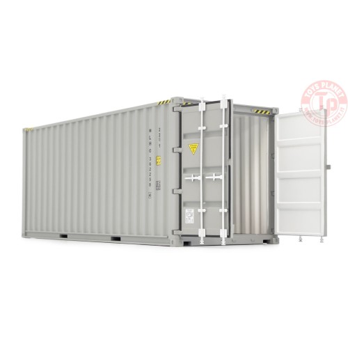 20ft Sea Freight Container Grey - 1:32 MARGE MODELS 2323-03 MARGE MODELS