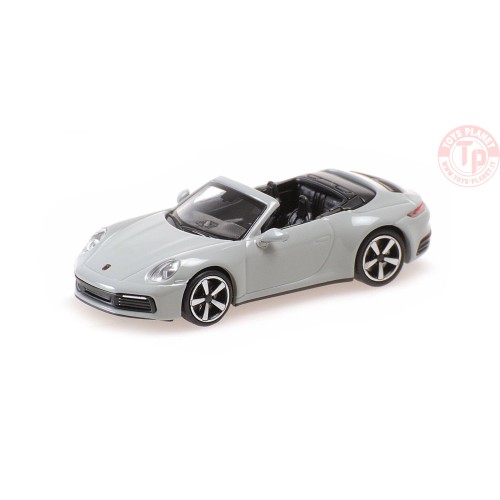 PORSCHE 911 (992) CARRERA 4S CABRIOLET GREY 2019 1:87 MINICHAMPS 870068330 MINICHAMPS 1:87