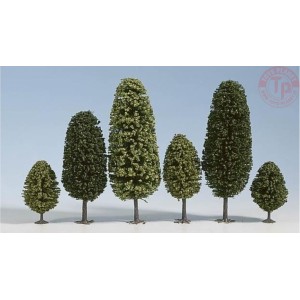 ALBERI DECIDUI-10 PEZZI 6,5-11 CM NOCH 26402 MATERIALE DIORAMI