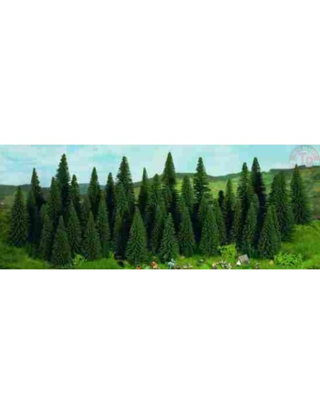 ABETI SENZA BASE-25 PEZZI 6-15 CM NOCH 26332 MATERIALE DIORAMI