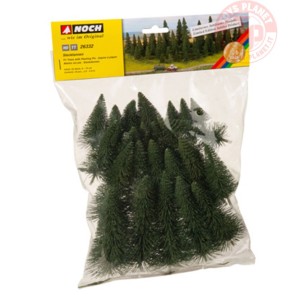 ABETI SENZA BASE-25 PEZZI 6-15 CM NOCH 26332 MATERIALE DIORAMI
