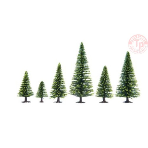 ALBERI DI ABETE-10 PEZZI 6-15 CM NOCH 26419 MATERIALE DIORAMI