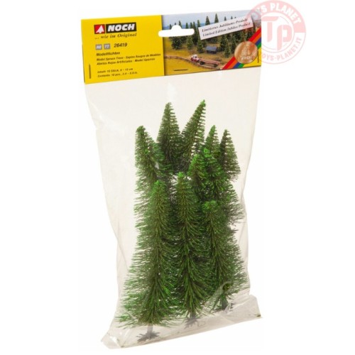 ALBERI DI ABETE-10 PEZZI 6-15 CM NOCH 26419 MATERIALE DIORAMI