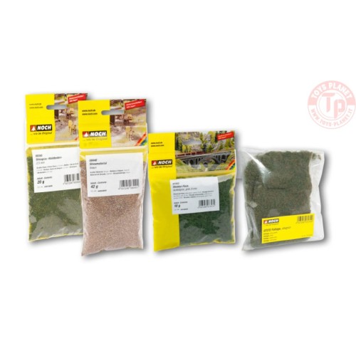 SET INIZIALE PER VEGETAZIONE FORESTA-4 PEZZI NOCH 60772 MATERIALE DIORAMI