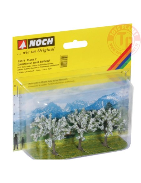 ALBERI DA FRUTTO-3 PEZZI 4,5 CM NOCH 25511 MATERIALE DIORAMI