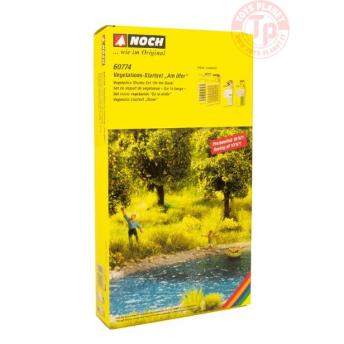 SET INIZIALE PER VEGETAZIONE SULLA SPIAGGIA-4 PEZZI NOCH 60774 MATERIALE DIORAMI