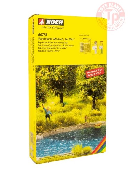 SET INIZIALE PER VEGETAZIONE SULLA SPIAGGIA-4 PEZZI NOCH 60774 MATERIALE DIORAMI