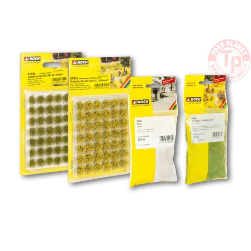 SET INIZIALE PER VEGETAZIONE SULLA SPIAGGIA-4 PEZZI NOCH 60774 MATERIALE DIORAMI