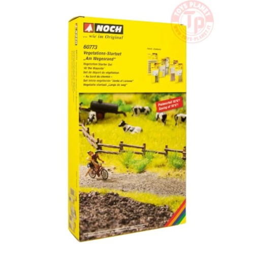 SET INIZIALE PER VEGETAZIONE AI MARGINI DELLA STRADA-6 PEZZI NOCH 60773 MATERIALE DIORAMI