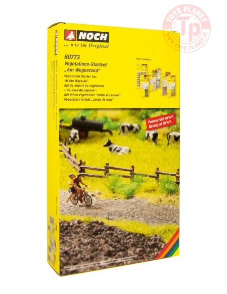 SET INIZIALE PER VEGETAZIONE AI MARGINI DELLA STRADA-6 PEZZI NOCH 60773 MATERIALE DIORAMI