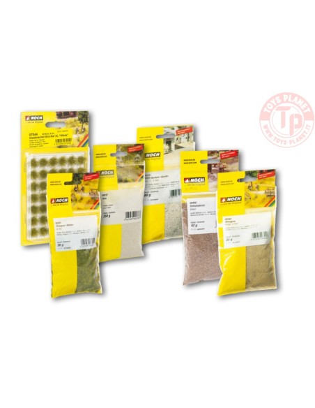 SET INIZIALE PER VEGETAZIONE AI MARGINI DELLA STRADA-6 PEZZI NOCH 60773 MATERIALE DIORAMI