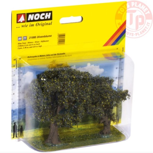 ALBERO DI OLIVO-2 PEZZI 6 CM-9 CM NOCH 21995 MATERIALE DIORAMI