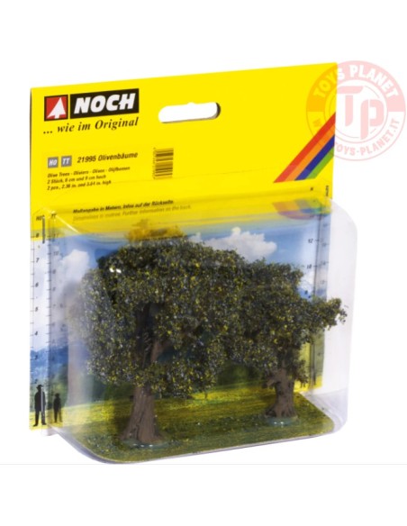 ALBERO DI OLIVO-2 PEZZI 6 CM-9 CM NOCH 21995 MATERIALE DIORAMI
