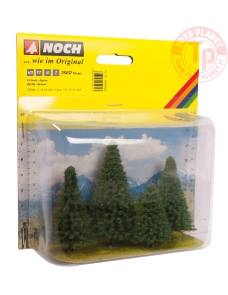 ALBERO DI ABETE-4 PEZZI 4-8 CM NOCH 25432 MATERIALE DIORAMI