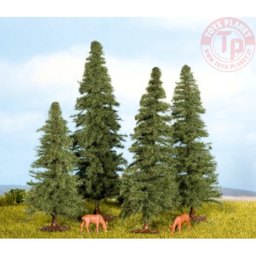 ALBERO DI ABETE-4 PEZZI 4-8 CM NOCH 25432 MATERIALE DIORAMI