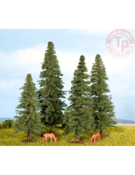 ALBERO DI ABETE-4 PEZZI 4-8 CM NOCH 25432 MATERIALE DIORAMI