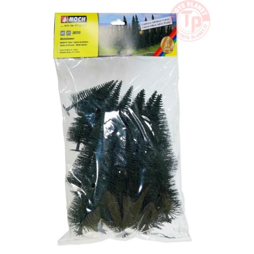 ALBERI DI ABETE-10 PEZZI 6-15 CM NOCH 26415 MATERIALE DIORAMI