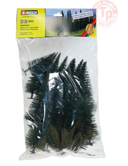 ALBERI DI ABETE-10 PEZZI 6-15 CM NOCH 26415 MATERIALE DIORAMI